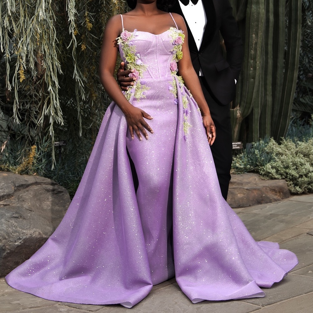 ❌SOLD❌Liliac Floral Teutamatoshi Gown